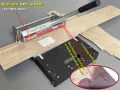 Tagliare PVC SPC con taglierina Mantistol. Nessuna crepa nei tagli lunghi e d'angolo.