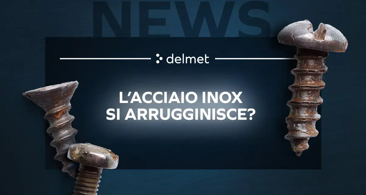 Viti con evidenti macchie ruggine su acciaio inox, che sollevano la domanda: l'acciaio inox si arrugginisce?
