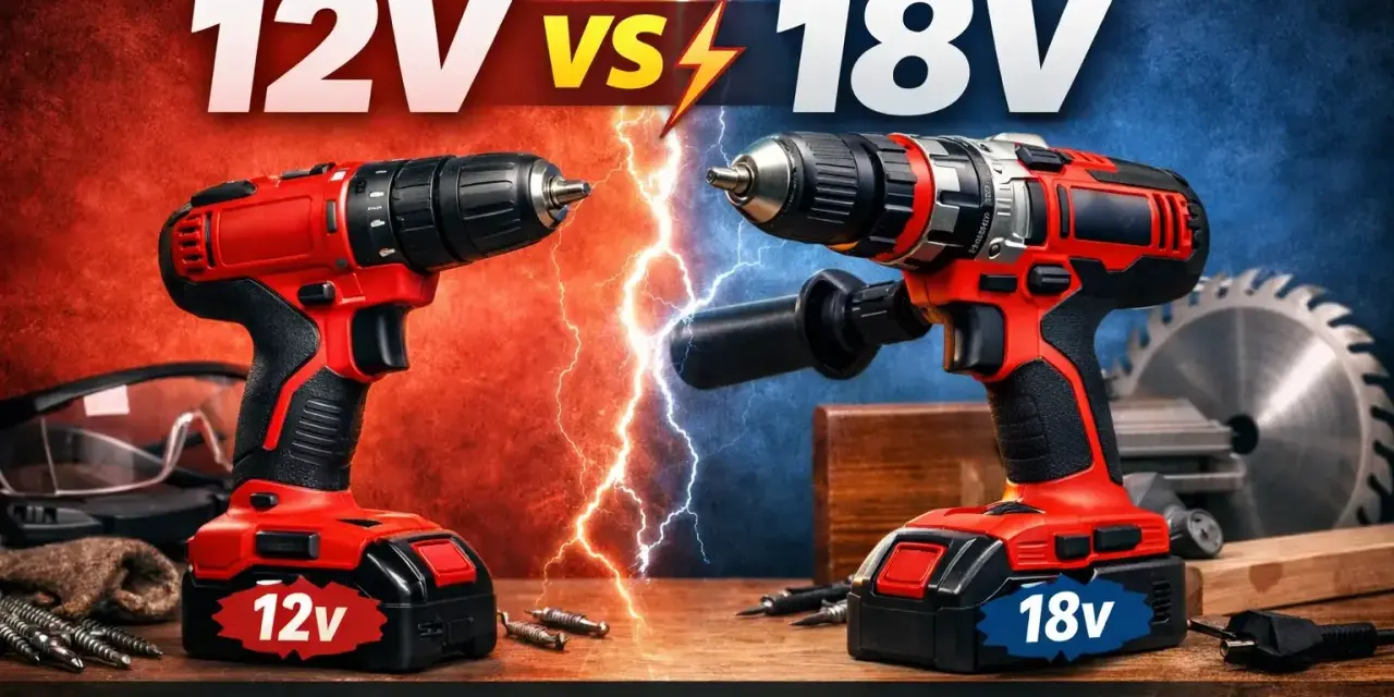 Trapano avvitatore: quale scegliere tra 12V e 18V? Confronto tra due potenti attrezzi da lavoro.