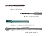 Punte trapano ferro: codolo liscio, esagonale, SDS Max e SDS+. Impara come riconoscerle per ogni lavoro.