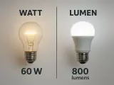 Confronto tra lampadina a incandescenza (60W) e LED (800 lumen). Scopri quale lampadina fa più luce con meno energia.