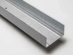 Profilo metallico per cartongesso, ideale per creare strutture resistenti. Utile per fissaggi con punte trapano cartongesso.