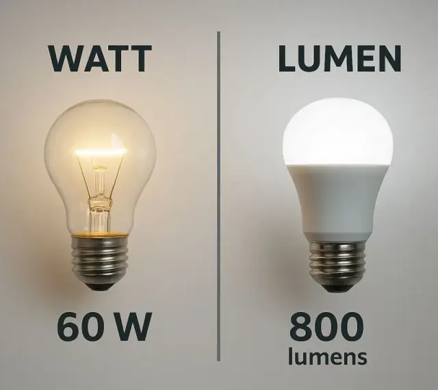 Confronto tra lampadina a incandescenza (60W) e LED (800 lumen). Scopri quale lampadina fa più luce con meno energia.