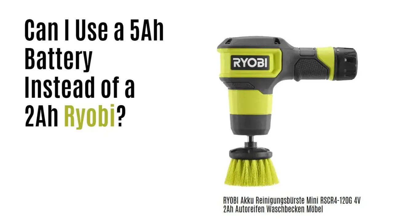 Ryobi: differenza tra batteria 2Ah e 5Ah per la spazzola pulisci-cerchi.